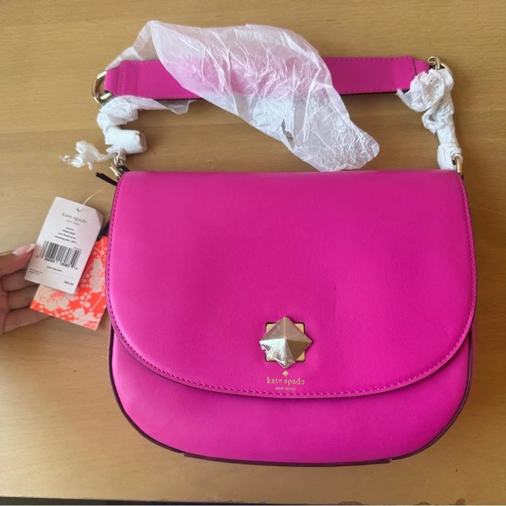 Brand New With Tags Women’s Hot Pink Kate Spade Shoulder Bag